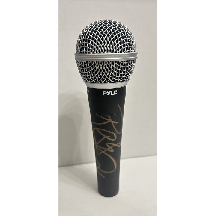 Robert Plant Led Zeppelin signed microphone with proof