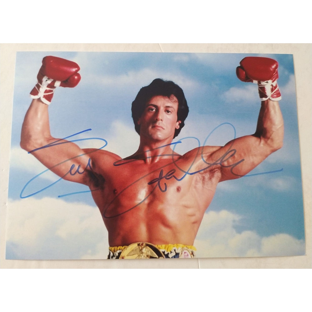 Sylvester Stallone, "Rocky Balboa", Rocky, 5x7 photo, signed with proof