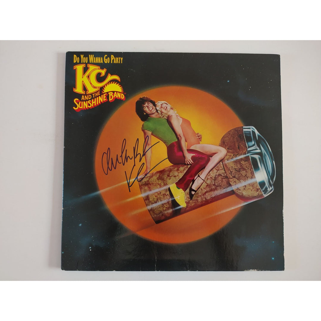 KC and the Sunshine Band Harry Wayne Casey do you want to go party LP signed