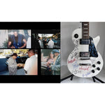 Load image into Gallery viewer, Bruce Springsteen and the E Street Band Les Paul full size electric guitar signed with proof
