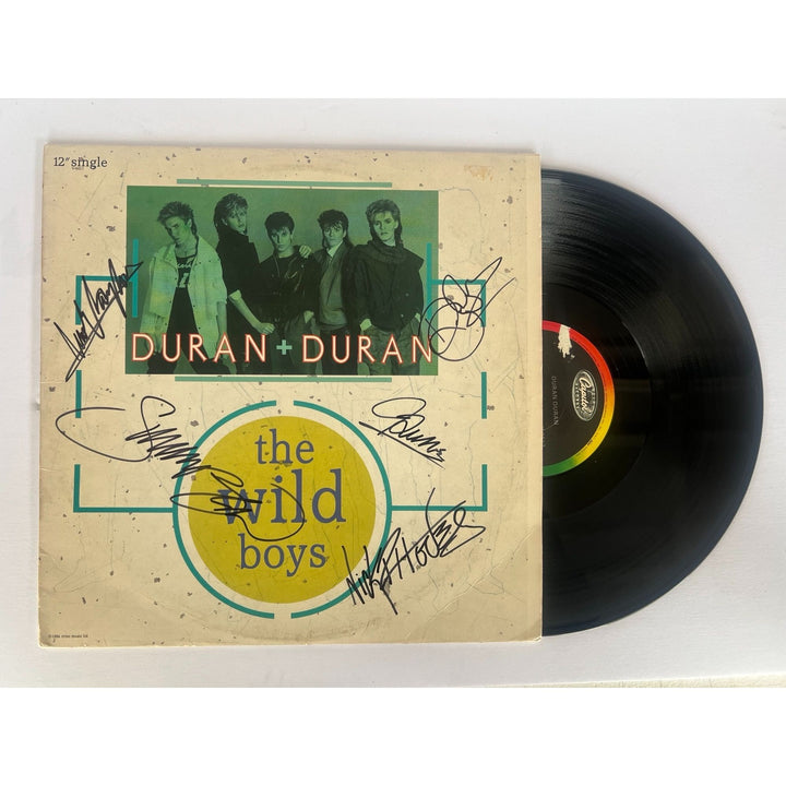 Duran Duran "The Wild Boys" signed LP with proof