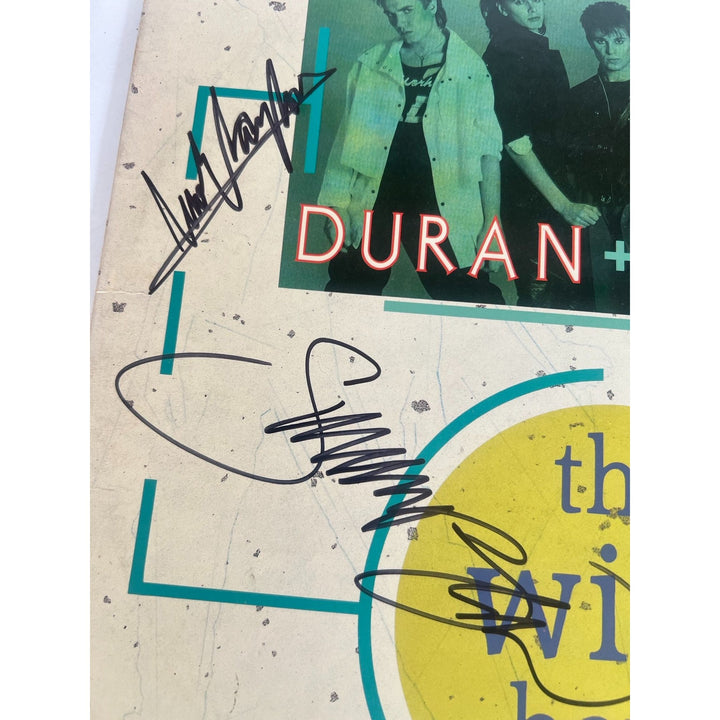 Duran Duran "The Wild Boys" signed LP with proof