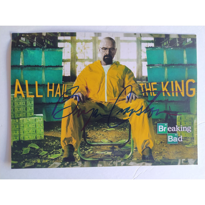 Bryan Cranston Walter White Breaking Bad 5x7 photo signed with proof