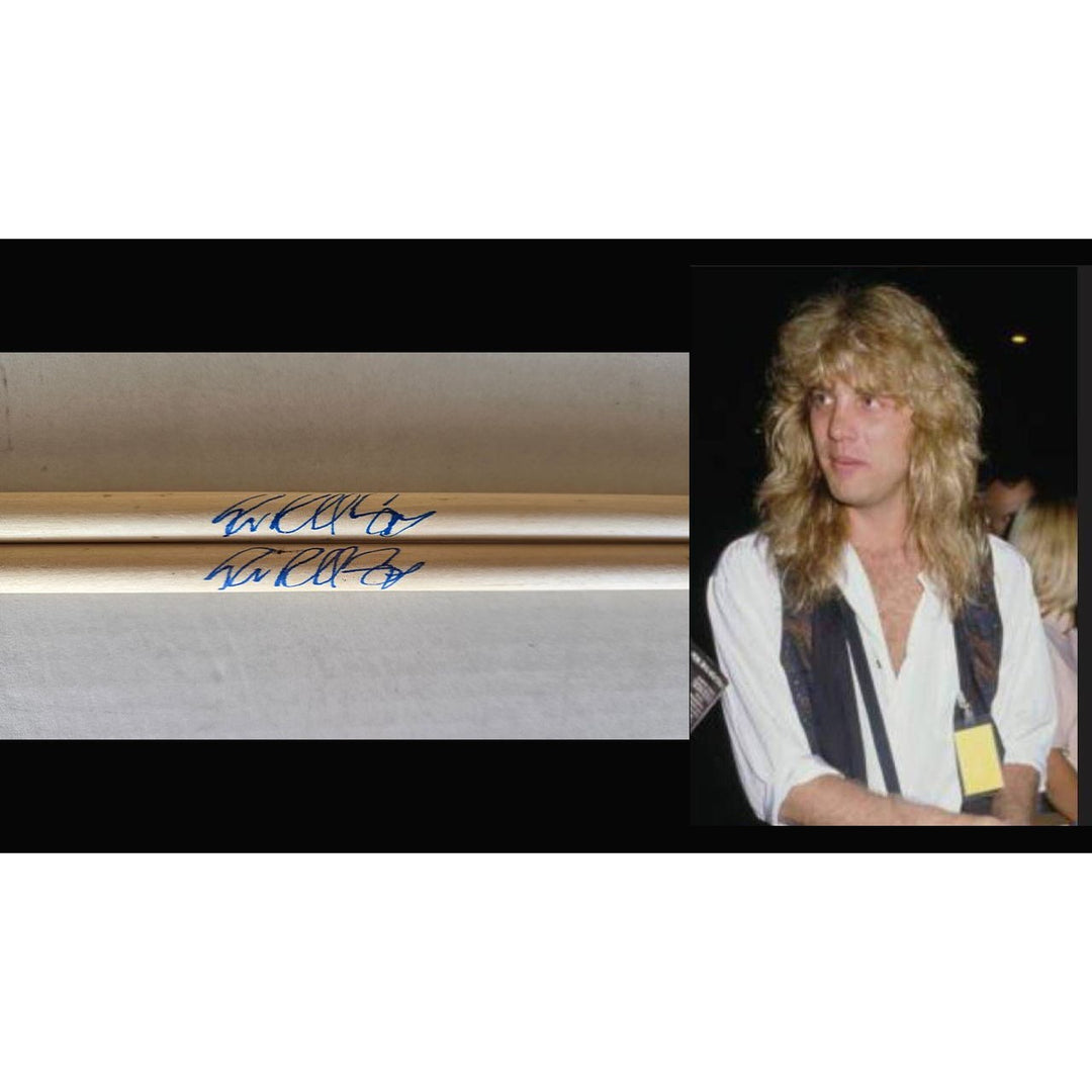 Steven Adler Guns N Roses Drumsticks signed with proof.
