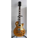 Load image into Gallery viewer, Pete Townshend Roger Daltrey John Entwistle &quot;The Who&quot; gold Les Paul electric guitar signed with proof
