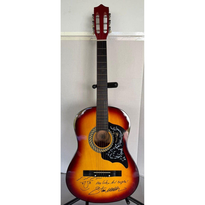 Steve Miller vintage acoustic guitar signed with proof
