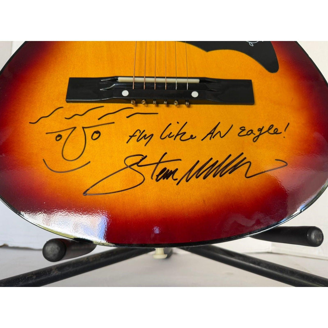 Steve Miller vintage acoustic guitar signed with proof