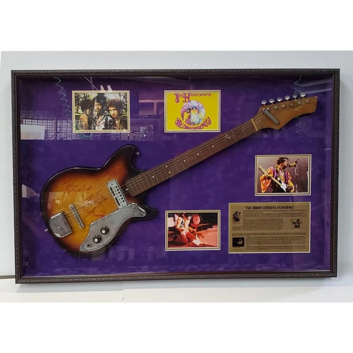 Vintage Guns N Roses signed electric guitar with inscriptions Axl Rose, Slash, Duff McKagan, Steven Adler,  Izzy Stradlin, signed with proof