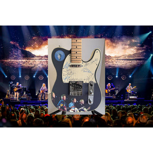 The Eagles Don Henley Glen Frey Timothy B. Schmit Don Felder Joe Walsh Bernie Leadon Randy Meisner one of a kind electric guitar signed with