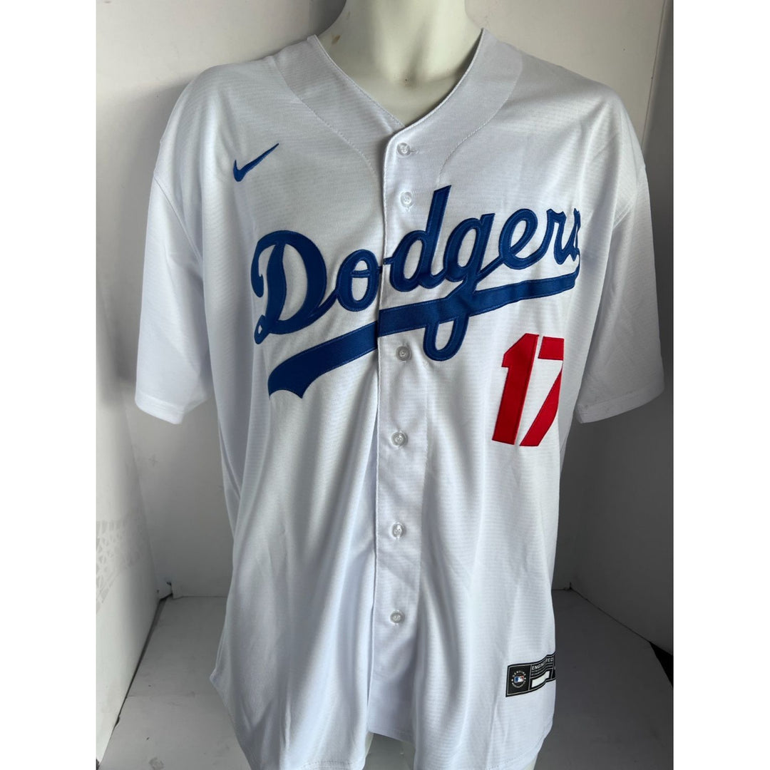 shohei ohtani Los Angeles Dodgers nike jersey signed in english and japanese with proof