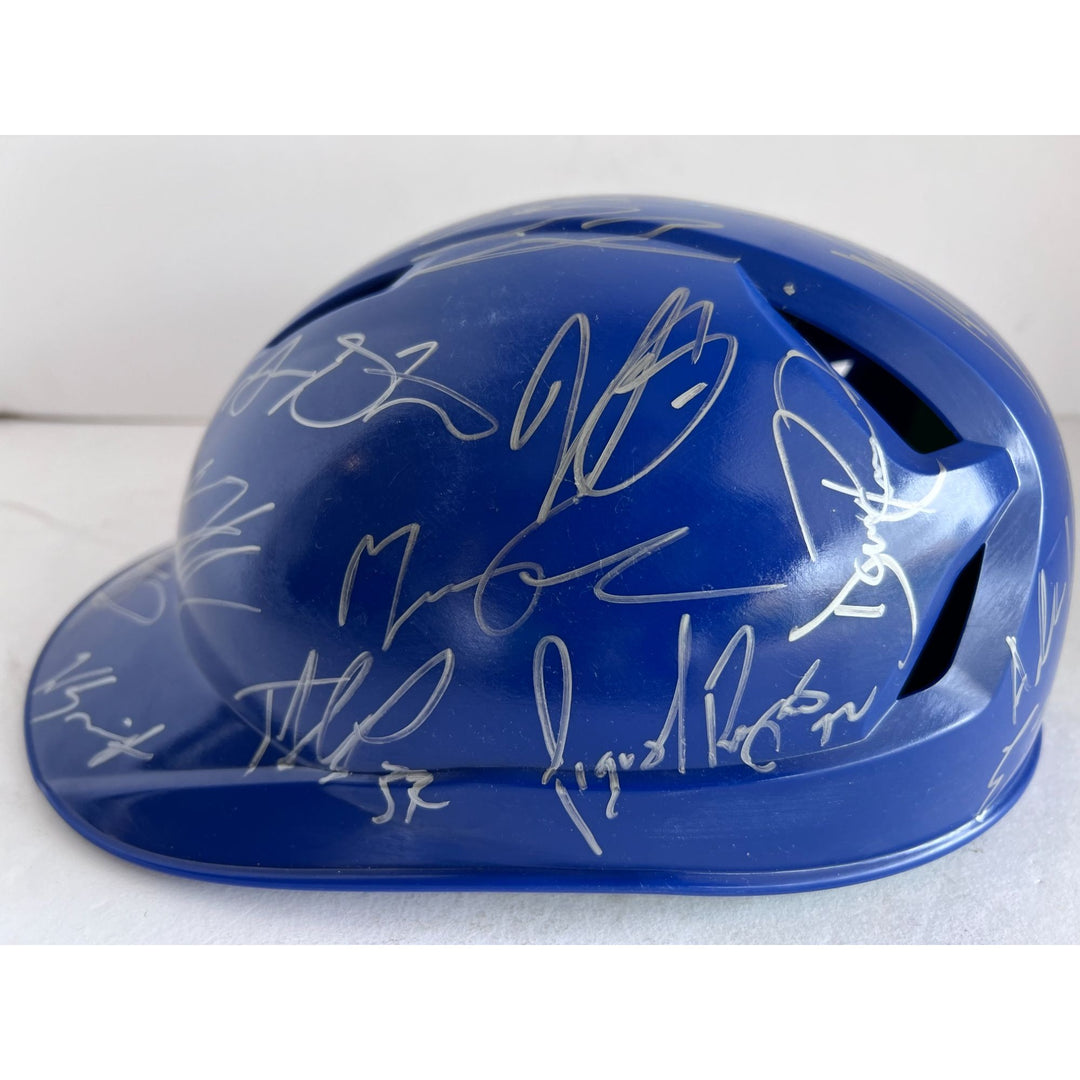 Shohei Ohtani Los Angeles Dodgers batting helmet 2024 team signed with proof