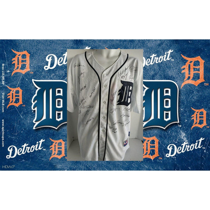 Detroit Tigers all-time greats Alan Tramell Jack Morris Justin Verlander 20 plus signed