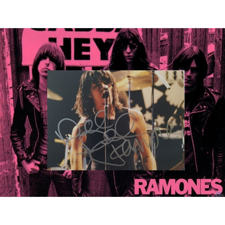 Dee-Dee Ramone, The Ramones, 5x7 photo, signed