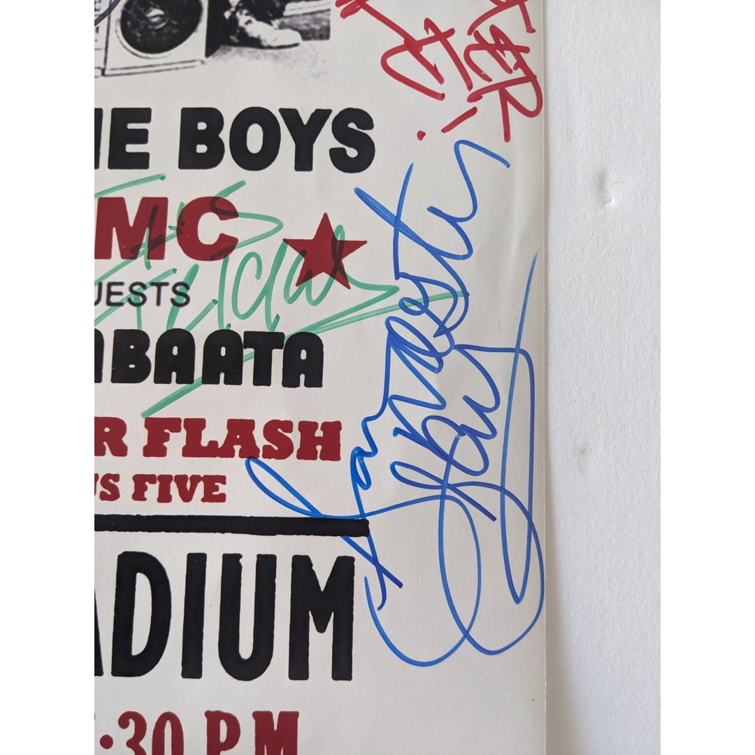 The Beastie Boys and Run DMC 11X14 Photo signed with proof