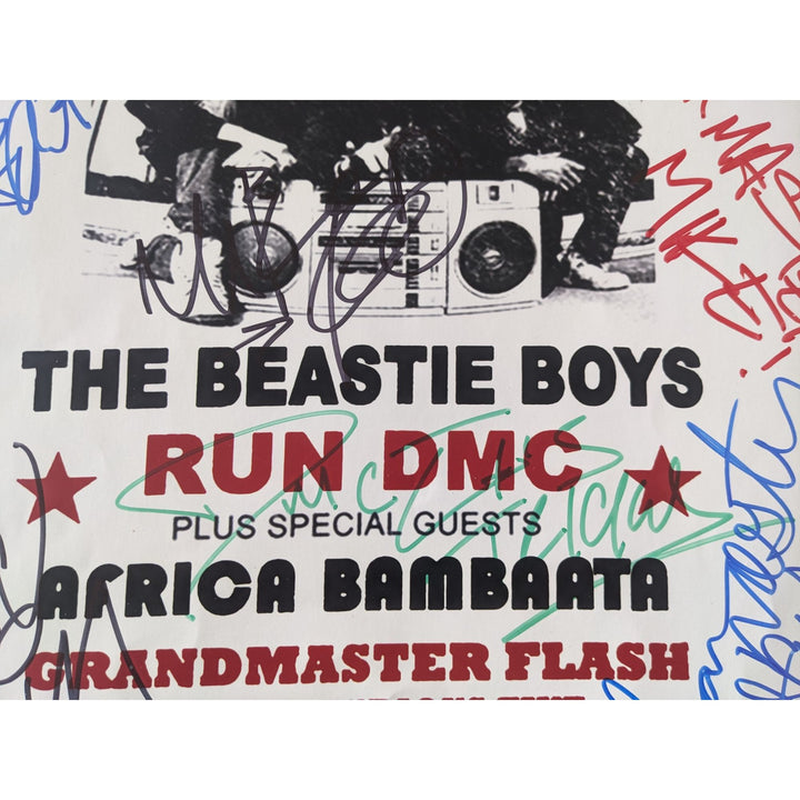 The Beastie Boys and Run DMC 11X14 Photo signed with proof