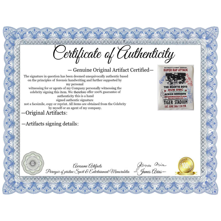 The Beastie Boys and Run DMC 11X14 Photo signed with proof