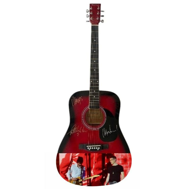 Aha One of a Kind full size acoustic guitar signed with proof.