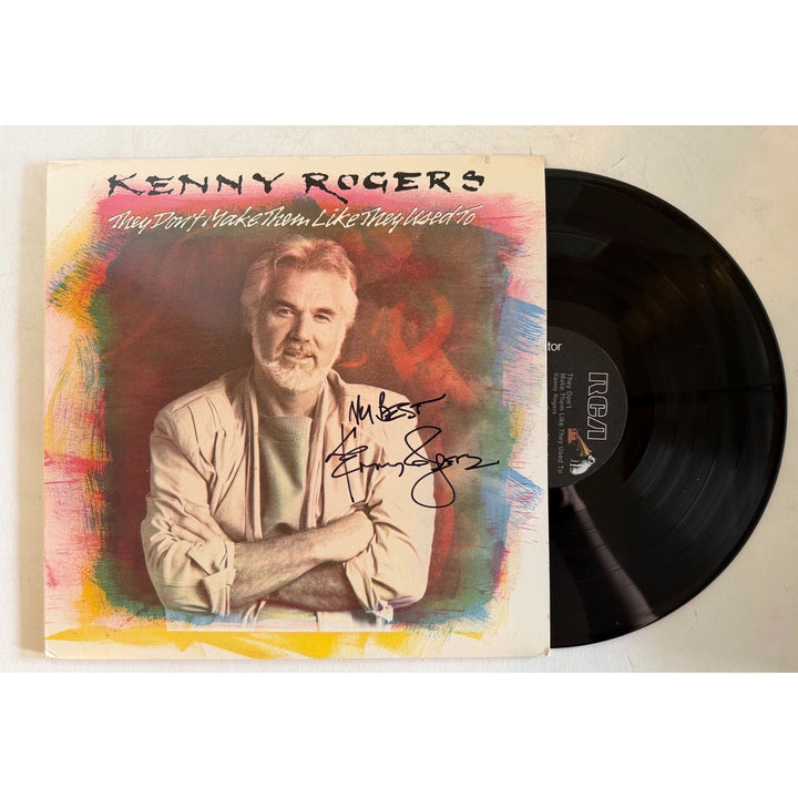 Kenny Rogers "They Don't Make Them Like They Used To" original lp signed with proof