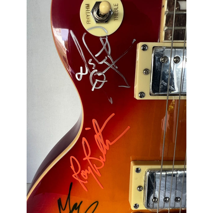 Bruce Springsteen and E Street Band vintage les paul electric guitar signed with proof