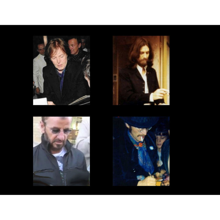 The Beatles "1967-70" original lp signed by John Lennon George Harrison Paul McCartney, and Ringo Starr with proof