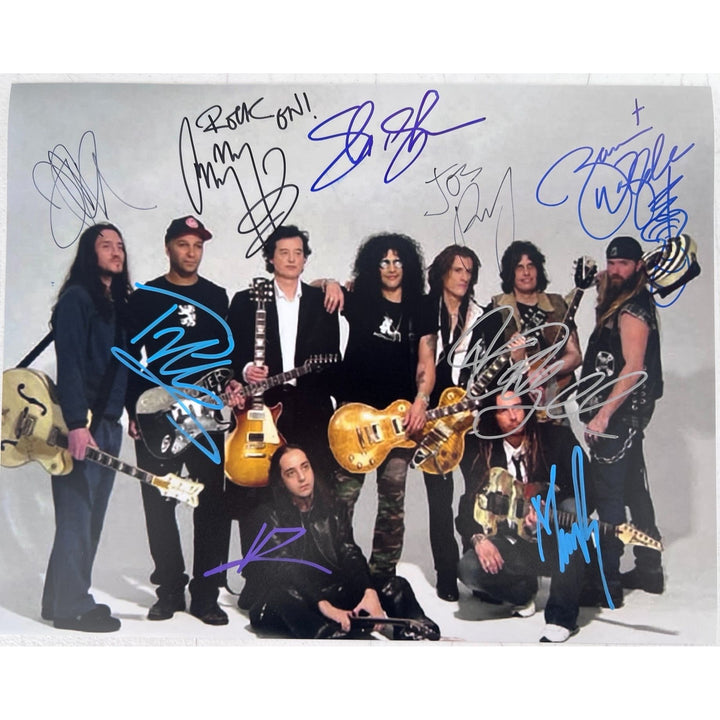 John Frusciante, Slash, Tom Morello, Jimmy Page, Joe Perry, Dean DeLeo, Zakk Wylde, Daron Malakian, James "Munky" Shaffer $1949.