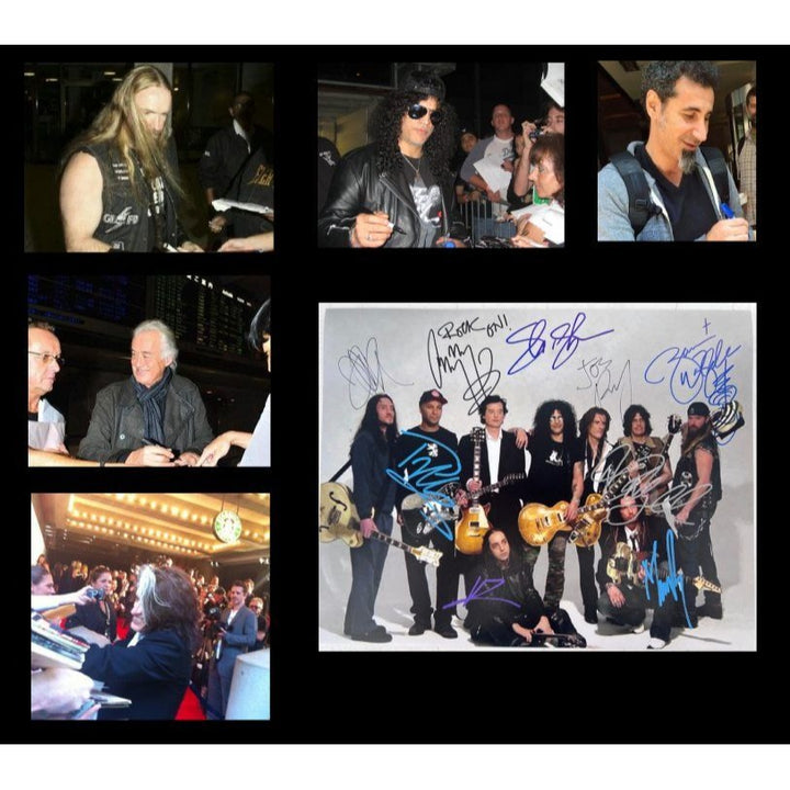 John Frusciante, Slash, Tom Morello, Jimmy Page, Joe Perry, Dean DeLeo, Zakk Wylde, Daron Malakian, James "Munky" Shaffer $1949.