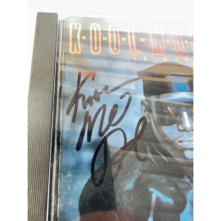 "Kool Moe Dee" Mohandas Dewese CD jacket & and CD both signed with proof