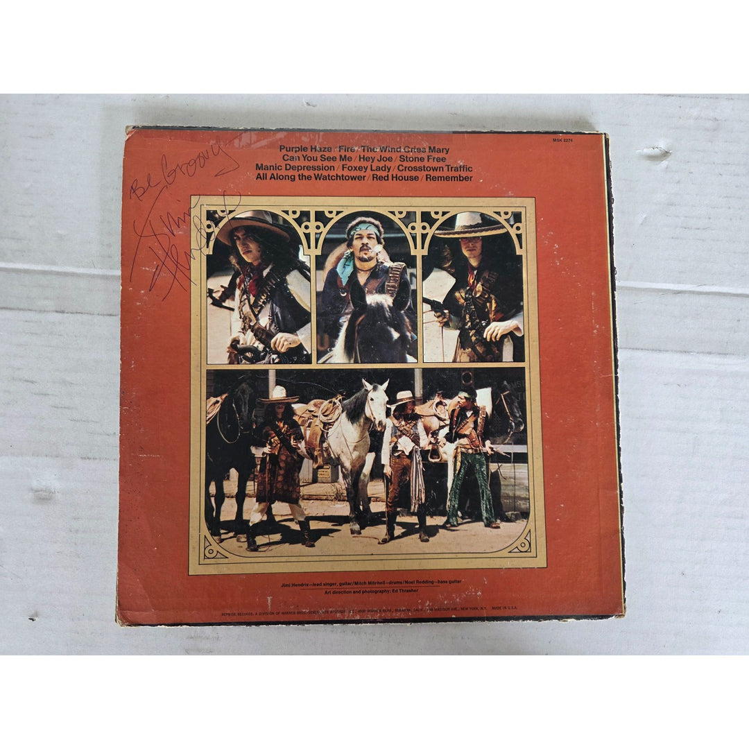Jimi Hendrix ''Smash Hits'' LP signed with proof.