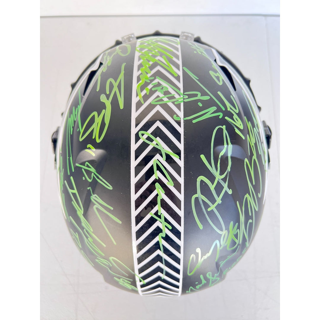 Philadelphia Eagles Schutt full size speed helmet 2024-25 team signed with proof