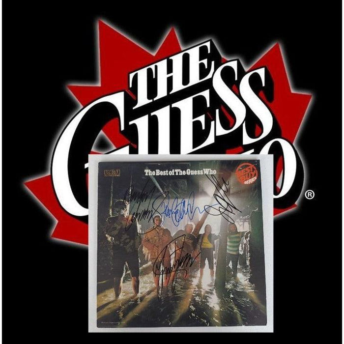 The Guess Who "The Best of The Guess Who" original album LP signed