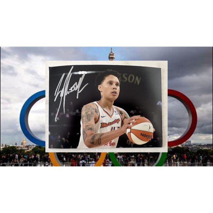 Brittney Griner USA Women Basketball Team 5x7 signed