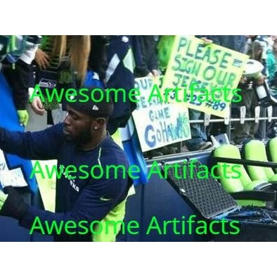 Marshawn Lynch, Seattle, Seahawks, Super Bowl, Champions, signed, 5x7 photo, with proof $249