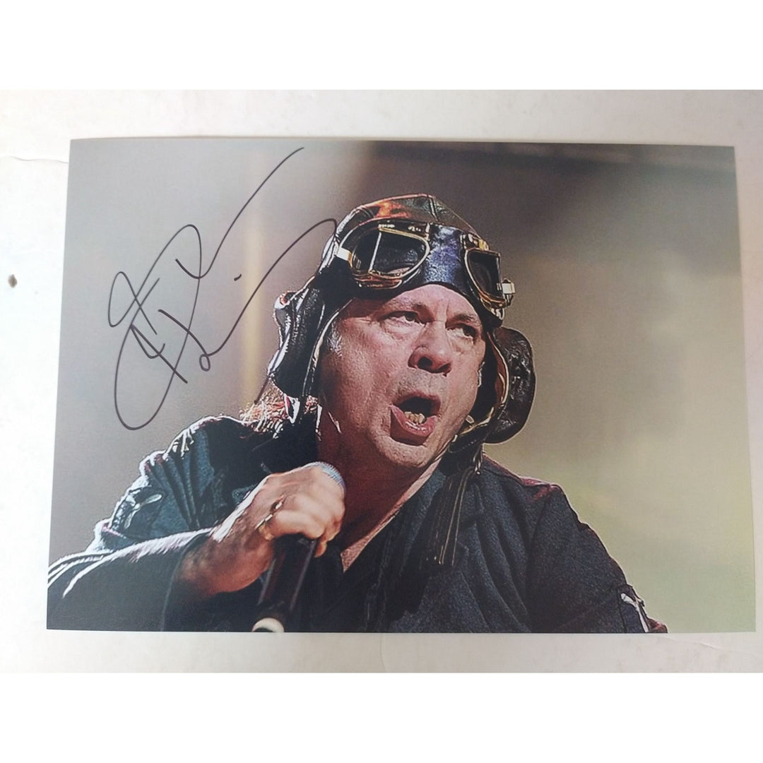 Bruce Dickinson, Iron Maiden, 5x7, photo, signed, with proof