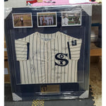 Load image into Gallery viewer, Field of Dreams Jersey cast signed Kevin Costner, Amy Madigan, James Earl Jones, Burt Lancaster, Ed Harris, Ray Liotta, Matt Damon with proo
