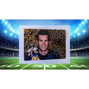 Tom Brady Michigan Wolverines 8x10 photograph signed with proof