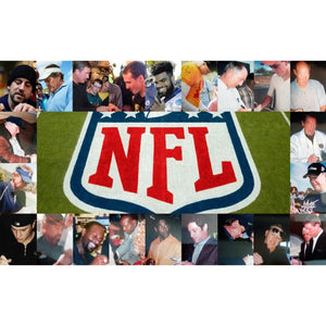 New York Giants Eli Manning Michael Strahan Tom Coughlin Super Bowl champions team signed football