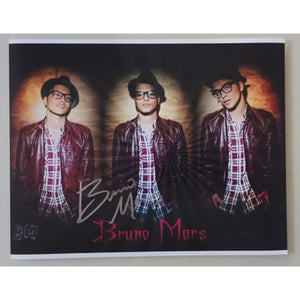 Bruno Mars 8x10 photo signed with proof