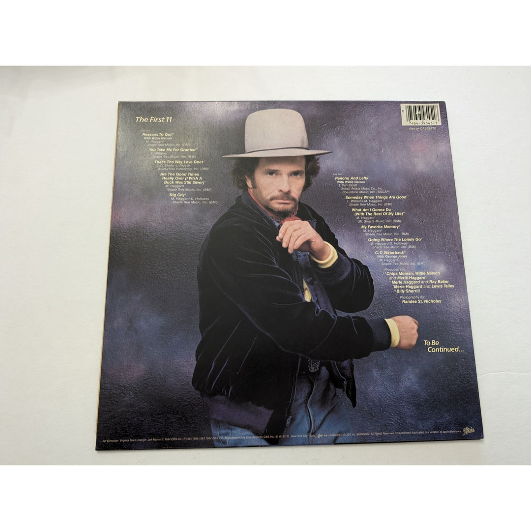 Merle Haggard His Epic Hits The First 11 original LP signed with proof