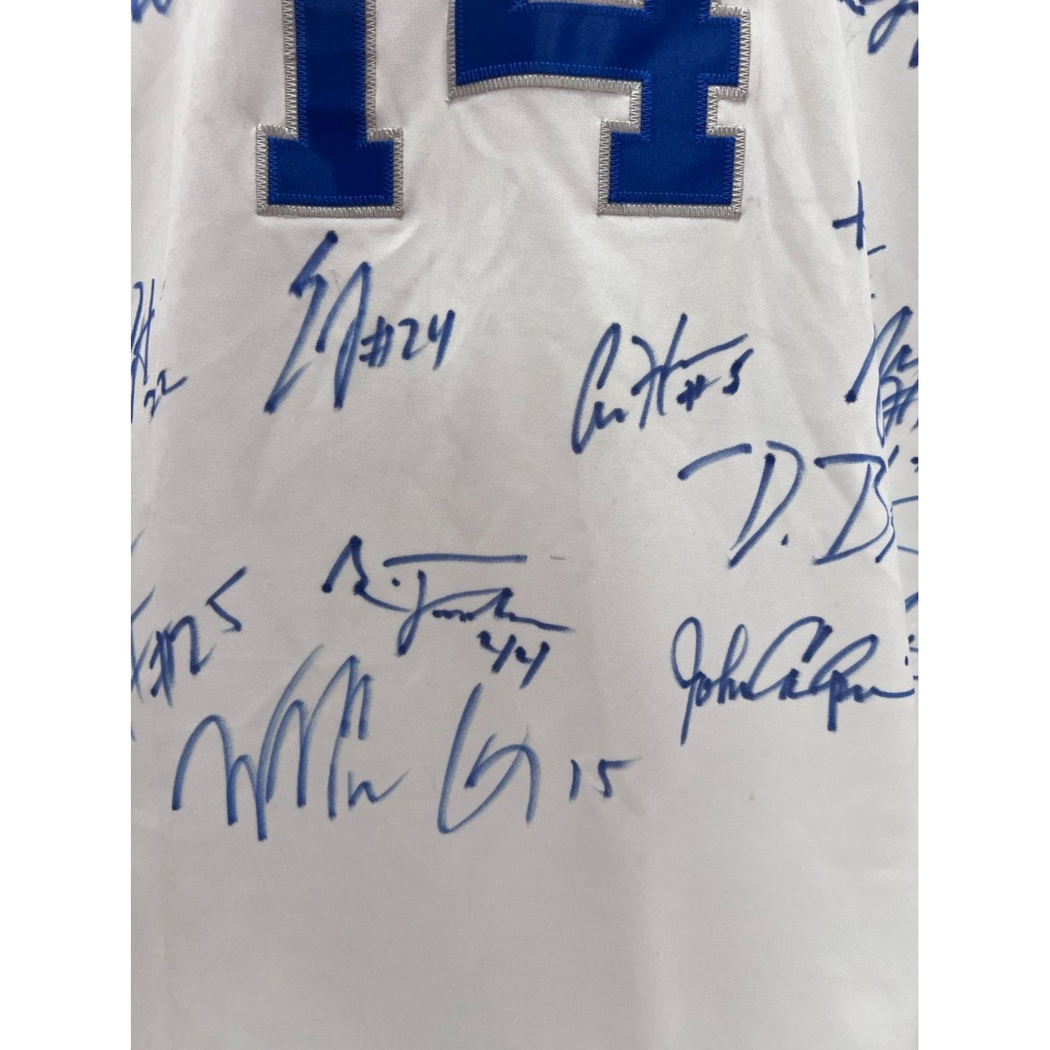 University of Kentucky John Calipari team signed jersey