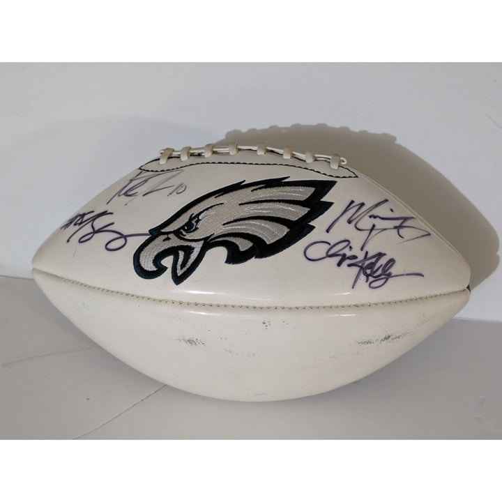 Philadelphia Eagles football Michael Vick LeSean McCoy DeSean Jackson Chip Kelly full size football signed