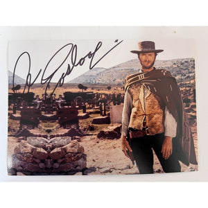 Clint Eastwood "The Good The Bad and The Ugly" 5x7 photo signed with proof