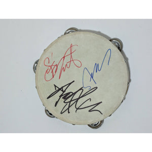 The Police Sting,  Andy Summers, Stewart Copeland 10inch' tambourine signed with proof