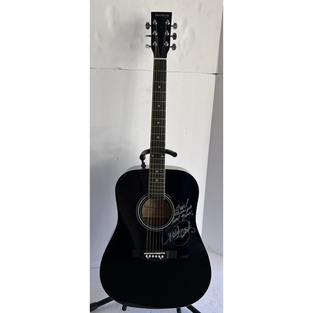 Dolly Parton full size Huntington acoustic guitar signed with proof