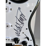 Load image into Gallery viewer, Mick Jagger Keith Richards Bill Wyman Ronnie Wood Charlie Watts signed guitar with proof
