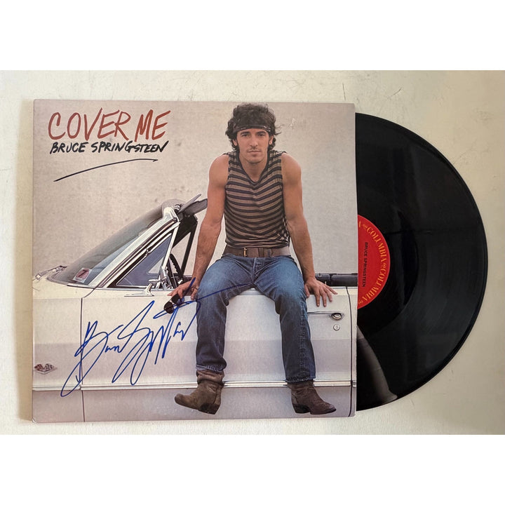 Bruce Springsteen "Cover Me" original LP signed with proof