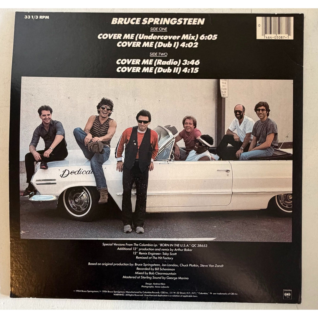 Bruce Springsteen "Cover Me" original LP signed with proof