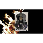 Load image into Gallery viewer, Waylon Jennings and Johnny Cash one of a kind full size acoustic guitar signed with proof
