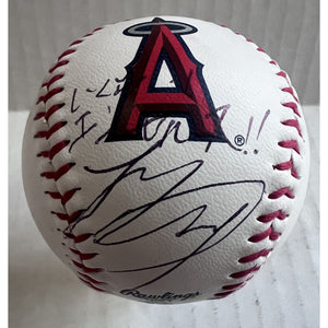 Shohei Otani signed in Japanese and English Los Angeles Angels of Anaheim  Rawlings Major League Baseball sign with proof
