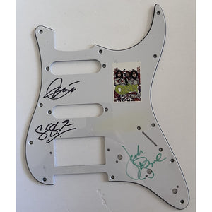 Cream Eric Clapton Ginger Baker Jack Bruce   Stratocaster electric pickguard signed with proof