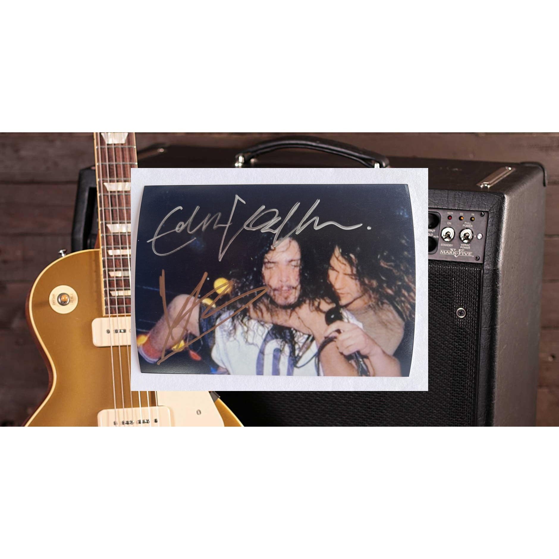 Eddie Vedder Pearl Jam Chris Cornell Sound Garden 5x7 photograph signed with proof